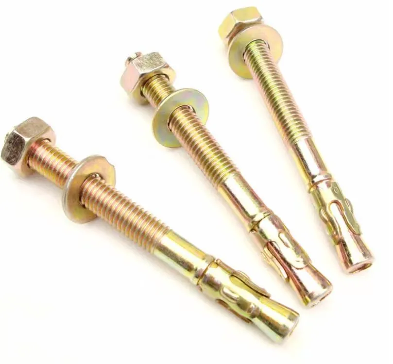 CARBON STEEL WEDGE ANCHOR WITH YELLOW ZINC PLATING factory