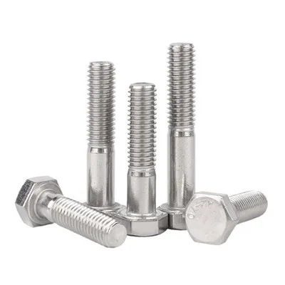 Pern hexagonal d'acer inoxidable 304 A2-70 Din931